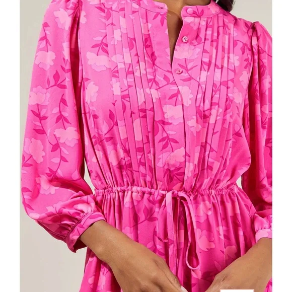 NWT Clever Floral Midi Dress 2X - Picture 4 of 9